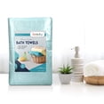 thumbnail image 7 of Beauty Threadz - Bath Towels Set, Ice Blue - Luxurious 100% Ring Spun Cotton - Quick Dry, Highly Absorbent, Soft Feel Towels, Perfect for Daily Use (4-Pack 27" x 54"), 7 of 7