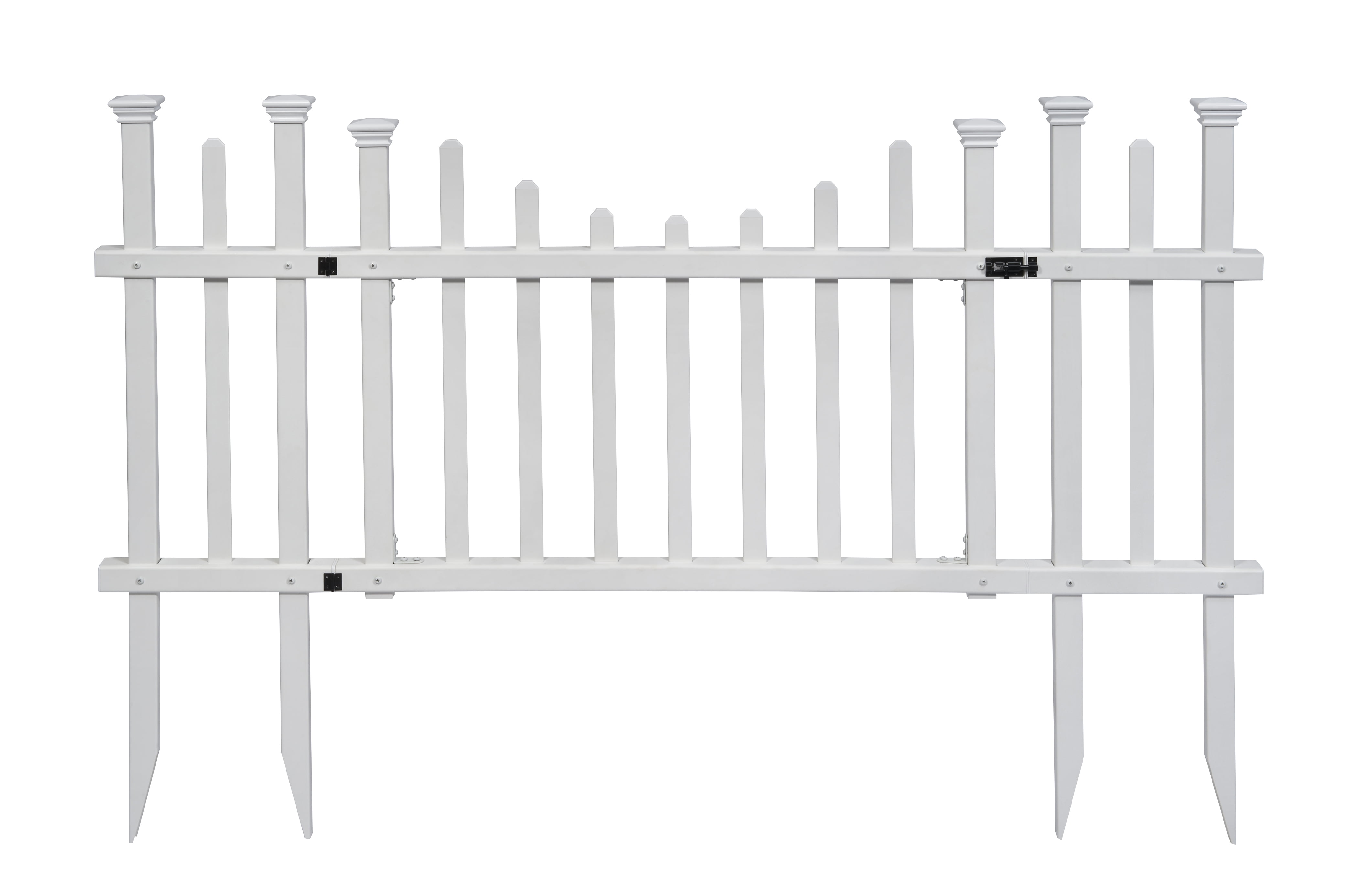 Zippity Outdoor Products Washington Vinyl NoDig Gate Kit w/ Fence