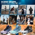 thumbnail image 6 of BINQER Men's Basketball Shoes Fashion Non-Slip Lightweight Breathable Outdoor Sneakers Cushioning Workout for Running Walking Sports Training, 6 of 6
