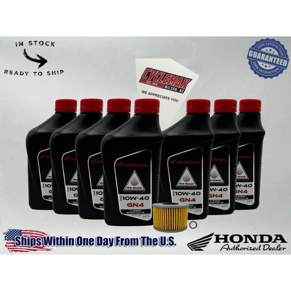Cyclemax Standard GN4 10W-40 Oil Change Kit fits 2019-2024 Honda Talon 1000R