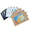 thumbnail image 1 of 10pcs Kraft 6 inch Photo Frame Paper Photo Hemp Rope Hanging Paper Photo Frame Rope Clips, 1 of 1