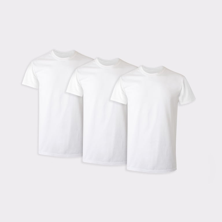 Hanes Tall Man Cotton Crewneck Undershirt 3-Pack photo 1