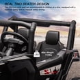 thumbnail image 5 of Garvee 24V 4WD Electric Ride On UTV for Kids, 2-XL-Seater with Remote, 3 Speeds, Horn, 7AH Battery Powered 4-Wheeler Vehicle with LED Lights, Music, for Ages 2-8, 5 of 8