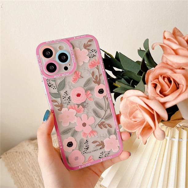 Floral Fresh Flower Case Samsung Galaxy A12 A52 A72 A02S A11 A21S A51 A71 A50S A30S A50 A20S A10S A20 A30 A70 J2 J7 Prime Shockproof Slicone Frame Hard Phone Cover KaiJie Gao Jiahui unisex