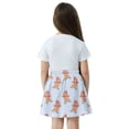 Capybara Skate Snowflake Pattern Athletic Skirt with Pockets and Built ...