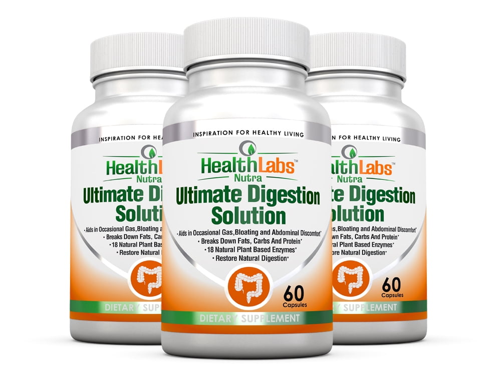 Digestive Enzymes 30 Day Supply for Irritable Bowel Syndrome Relief Pack of 3 Walmart Canada