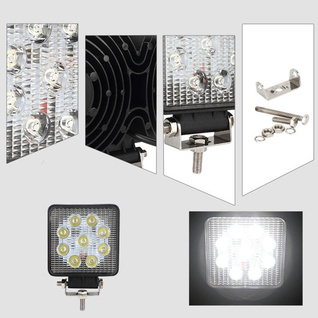 4 pulgadas 9-32V LED Luz de trabajo Spot Light Spotlight Bar Luz antiniebla Luz de conducción para tractor Car SUV Boat Pickup -, reemplazo di Macarena barras de luz luz de trabajo