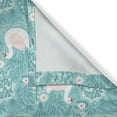 thumbnail image 4 of Ambesonne Swans Window Valance, Gracious Flowers Lake Art, 54" X 12", Rose Pale Seafoam, 4 of 5