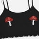 thumbnail image 4 of Pijamas con estampado de setas para mujer, ropa de dormir con cuello en V, sin mangas, Sexy, Y2k, traje de casa, 4 of 4