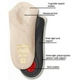 thumbnail image 3 of pedagÃÂ® VIVA MINI 3/4 Ultra Thin Leather Orthotic with Semi-Rigid Arch Support, Metatarsal & Heel Pad, Tan, L8, 3 of 3