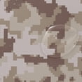 thumbnail image 4 of FREEAMG Brown Camouflage Shower Curtain with Hooks, Waterproof Washable Fabric Shower Curtain for Bathroom Bathtub Decor, 60"x 72", 4 of 6