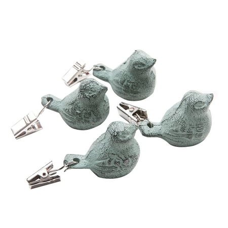 

Ekeka Free Shipping 4pcs Cast Iron Home Tablecloth Weights Outdoor Picnic Windproof Clip Garden