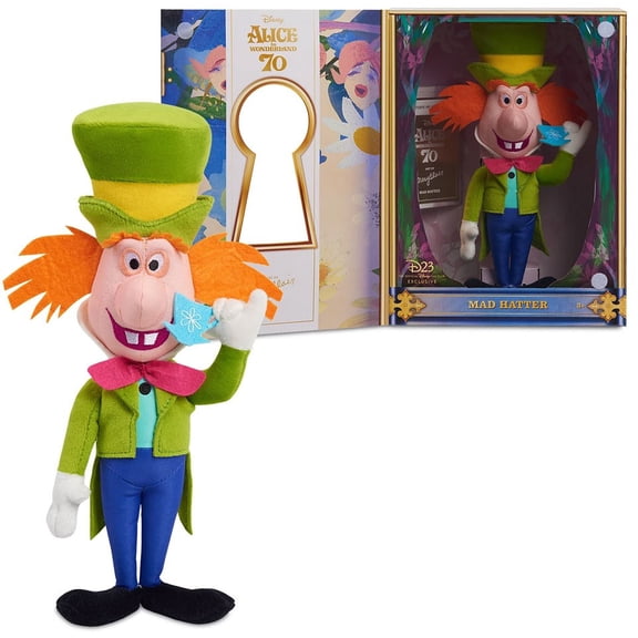 Disney 70th Anniversary Mad Hatter Plush (by Mary Blair)
