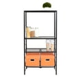 thumbnail image 3 of Origami 4-Shelf Adjustable R2 Series Storage Rack, Black, 3 of 6