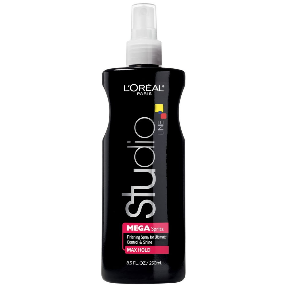 L'Oreal Paris Studio Line Mega Spritz Hairspray, Maximum Hold, 8.5 fl