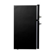 Avanti Retro Series Compact Refrigerator and Freezer, 3.1 cu. ft., in Black (RMRT30X1B-IS)
