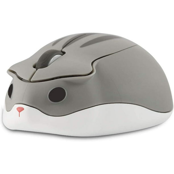 Hamster shape wireless silent mouse Cartoon cute mini portable mouse Travel  animal mouse 