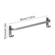 thumbnail image 3 of Toallero de Baño Gris - Barra de Aluminio para Colgar En La Pared Sin Necesidad de Taladrar, con 2 Ganchos | 50 Cm de Largo | Solución de Almacenamiento Que Ahorra Espacio, 3 of 6