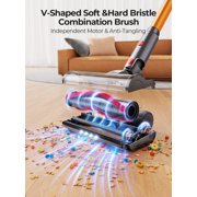 Laresar 500W Vacuum Cleaner for Home, Cordless Vacuum Cleaner, Carpet Cleaner, 55KPA, 2200mAh, Hard Floors, Pet Hair