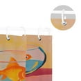 thumbnail image 5 of Yayeee Shower Curtain with Hooks 72"x72" Waterproof Fabric Bathroom Hanging Decor, Goldfish, 5 of 5