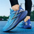 thumbnail image 5 of Bolognifi Sneakers Men's Shoes Training Running Fashion Sports Fans - BLUE_11, 5 of 7