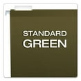 thumbnail image 3 of Reinforced Hanging File Folders, Legal Size, 1/5-Cut Tab, Standard Green, 25/box | Bundle of 2 Boxes, 3 of 5
