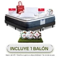 thumbnail image 1 of Colchón King Size Restonic Maverick con Box Almohadas Protector Juego de sábanas, 1 of 10