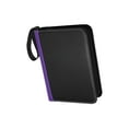 thumbnail image 2 of Esquirla 9 Pockets Trading Cards Binder Holder Organizer Zipper Cards Collection Binder violet, 2 of 8