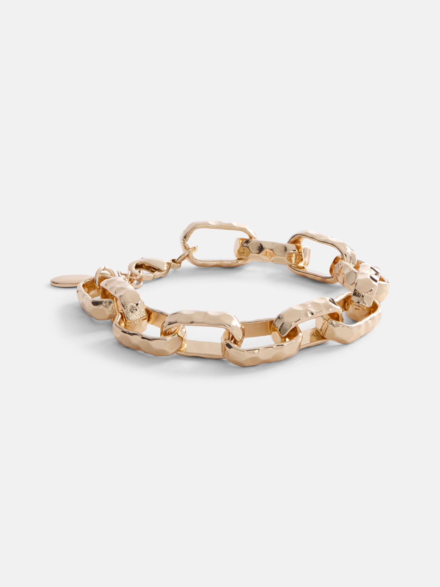 Scenario Women's Gold-Tone Twisted Chain Bracelet