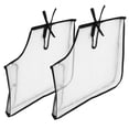 thumbnail image 2 of 1 par de fundas protectoras para manillar de motocicleta, para portaequipajes trasero, protección contra la lluvia, transparentes., 2 of 5