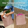 thumbnail image 2 of haakaa Bolsas húmedas impermeables para bebé, bolsas húmedas secas para bolsa de pañales, viajes, traje de baño, playa, piscina, piezas de bomba, cochecito, guardería, yoga, rubor, paquete de 2, 2 of 5