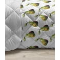 thumbnail image 3 of Vegetables Down Alternative Comforter, Pattern of Healthy Organic Carrot Silhouettes Illustrated in Watercolor Style, Microfiber Quilt for All Season, 5 Sizes, Multicolor, by Ambesonne, 3 of 3