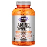 NOW Sports Nutrition, Amino Complete, Protein Blend With 21 Aminos and B-6, 360 Veg Capsules