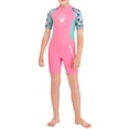 thumbnail image 1 of Kids Wetsuit Surfing Swim Summer Beach Swimsuits Pink XL, 1 of 8
