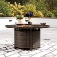 thumbnail image 2 of Signature Design by Ashley Paradise Trail Round Fire Pit Table in Medium Brown, 2 of 12