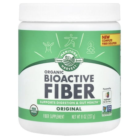 Manitoba Harvest Organic Bioactive Fiber Supplement with Psyllium Husk, 8 oz (227 g), 28 Servings