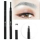 thumbnail image 5 of Lápiz de cejas 2 paquetes, lápiz de cejas impermeable a prueba de manchas con cepillo para cejas (gris), 5 of 5