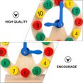 thumbnail image 3 of AURARMLET 1Pack Student Learning Clock Wooden Number Toy For Early Education And Cognitive Growth, 3 of 8