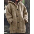 thumbnail image 2 of Woman Cardigan Knitwear Oversize Long Sleeve Cardigan Top For Women Formal Daily Party Ball, 2 of 5