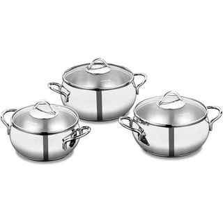 THOMAS ROSENTHAL GROUP Professional Cookware Pan Or Casserolew/Lid 7.8  3.17 Qt.