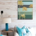 thumbnail image 2 of Glam Tropical Palms Over Bold Stripes 36 in x 48 in Painting Canvas Art Print, by Stupell Home Décor, 2 of 6