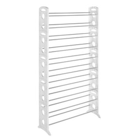 free standing shoe rack on Home Expressions Free Standing 40 Pairs 10 Tier Shoe Rack Shoe Tower Shoe Organizer Black 36x9x56 Free Standing Shoe Racks Storage Organization