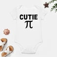 thumbnail image 4 of Cutie Pie - Baby Clothes - Funny Newborn Bodysuit Outfits for Boys And Girls White-style-1 9months, 4 of 7