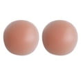 thumbnail image 3 of 4 Pairs Reusable Self Adhesive Silicone Breast Nipple Cover Round Flower Breast Pasties Stickers Boobs Natural Pads, 3 of 10