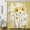Yellow, variant on Rustic Boho Purple Shower Curtain Farmhouse Violet Daisy Floral Flowers Butterfly Dragonfly on Country Wooden Shower Curtain Set, Abstract Aesthetic Bathroom Accessory with Hooks, 70X70