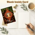 thumbnail image 4 of Tarjeta de Navidad TeloNook Peace On Earth Holy Family 5x7, 4 of 7