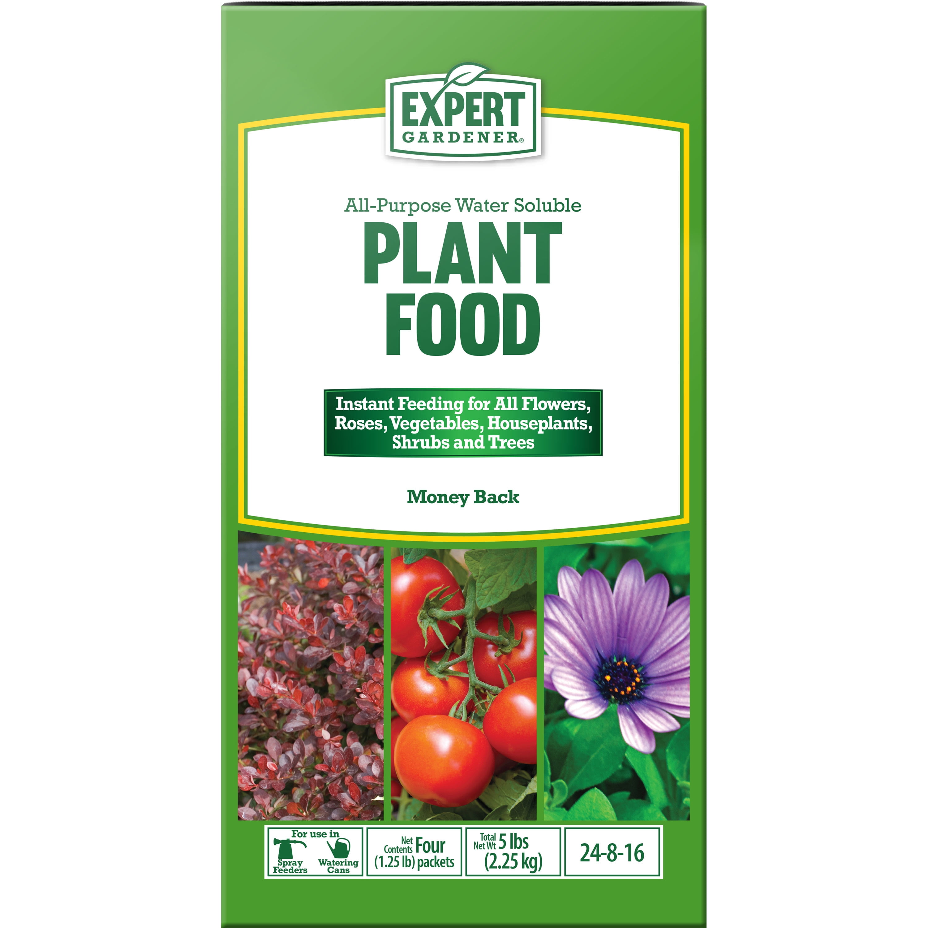 Expert Gardener All-Purpose Water Soluble Plant Food, 24-8-16 Fertilizer, 5 lb.