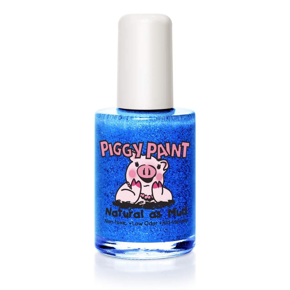 Piggy Paint 100% Non-toxic Girls Nail Polish - Safe, Chemical Free Low Odor for Kids, Mermaid in the Shade 0.5 oz