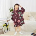 thumbnail image 6 of joogoo Blanket Hoodie Christmas Candy Canes for Oversize Sweatshirt Boys Girls 3-14 YR L, 6 of 7