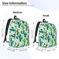 thumbnail image 2 of Balery Cactus 1 Mochila Clásica Impresa Básica para Viaje, Mochila Escolar Resistente al Agua, Mochila de Lona con Correas Ajustables-Medium, 2 of 5